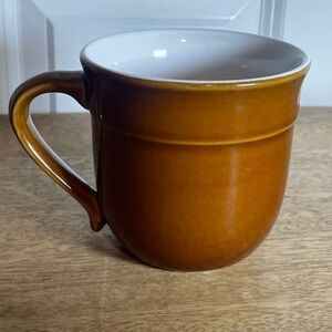 Vintage Emile Henry Stoneware Mug | Brown Glaze | Made in France